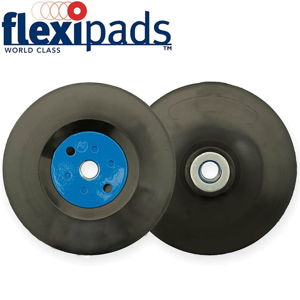 Grinder Pad & Nut 125mm M14x2mm Black